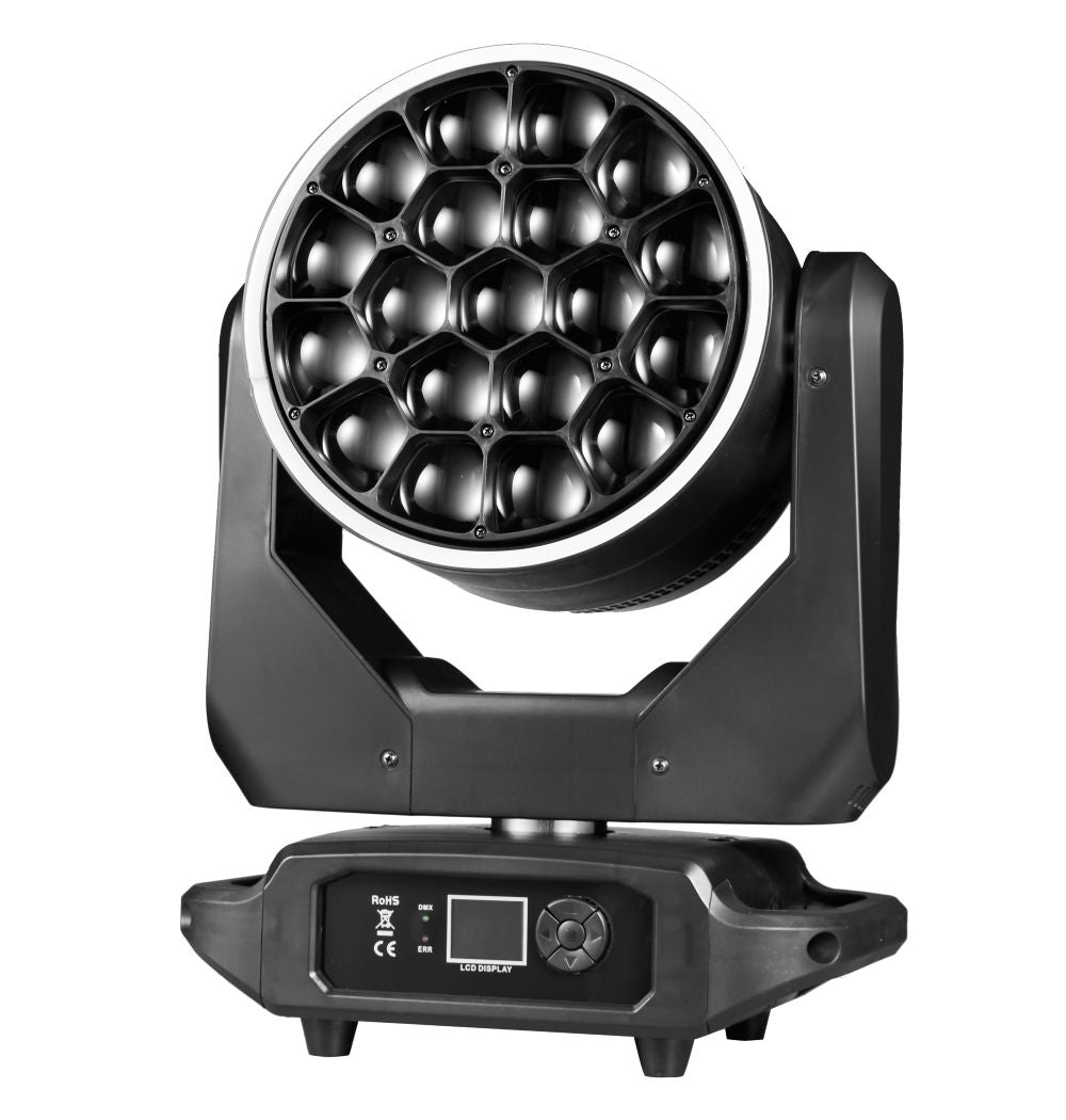 LED Bee Eye 19x20W RGBW Wash Moving Head Light